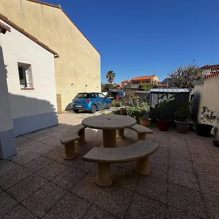 Maison De Moderne Et Pratique : Wifi, Clim, Parking Et Cour Privee וילה קאנט אן רוסיון